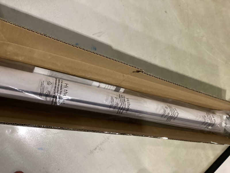 Condition photo showing Good Condition for lazblinds no tools no drill cordless roller shades, light filtering roller blinds for windows, thermal insulated uv protection roll up window blinds and shases, 29'' w x 72'' h, white white-light filtering 29'' w x 72'' h