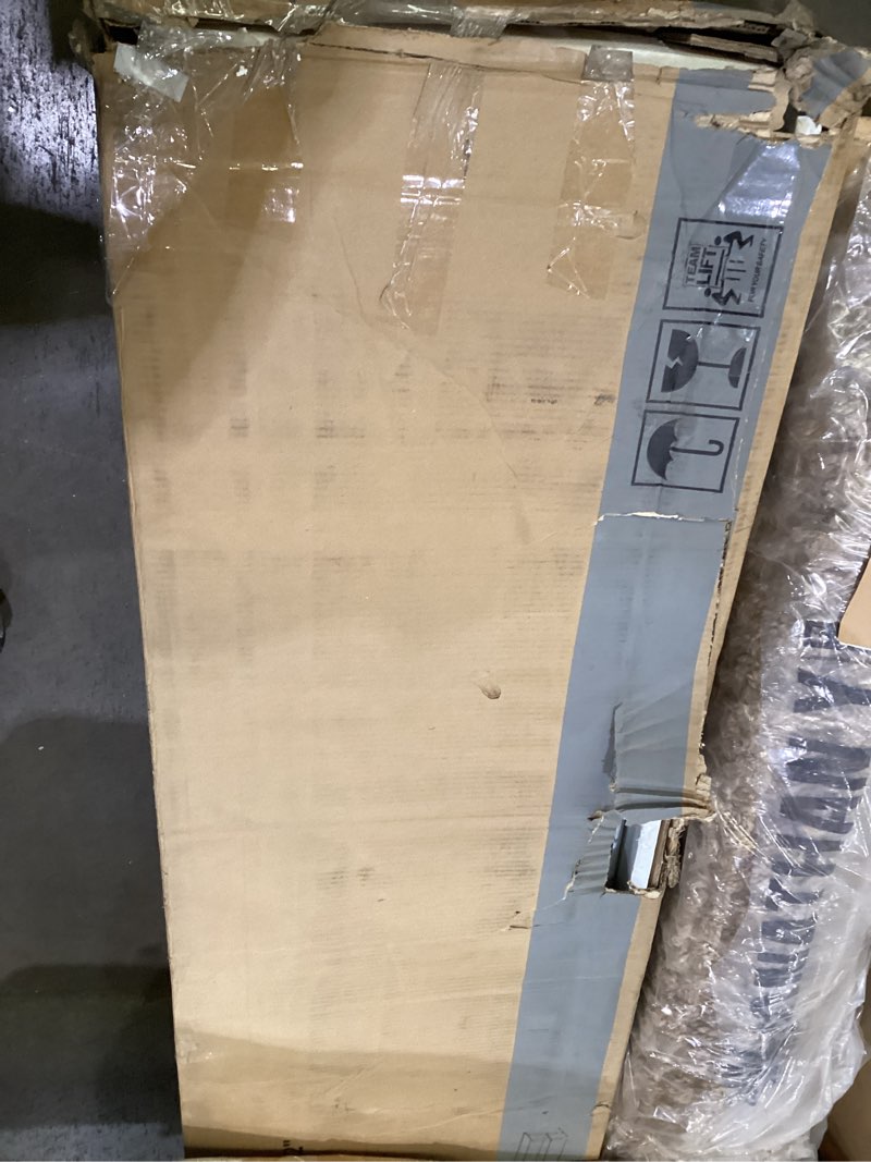 Condition photo showing As Is for ROCKPOINT Stainless Steel Table for Prep & Work with Backsplash 18x72 Inches, NSF Metal Commercial K