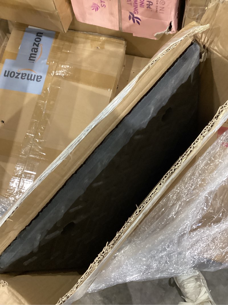 rubber curb ramp 19.6" × 19.6" × 5", heavy duty rubber threshold ramp, portable driveway ramp for si