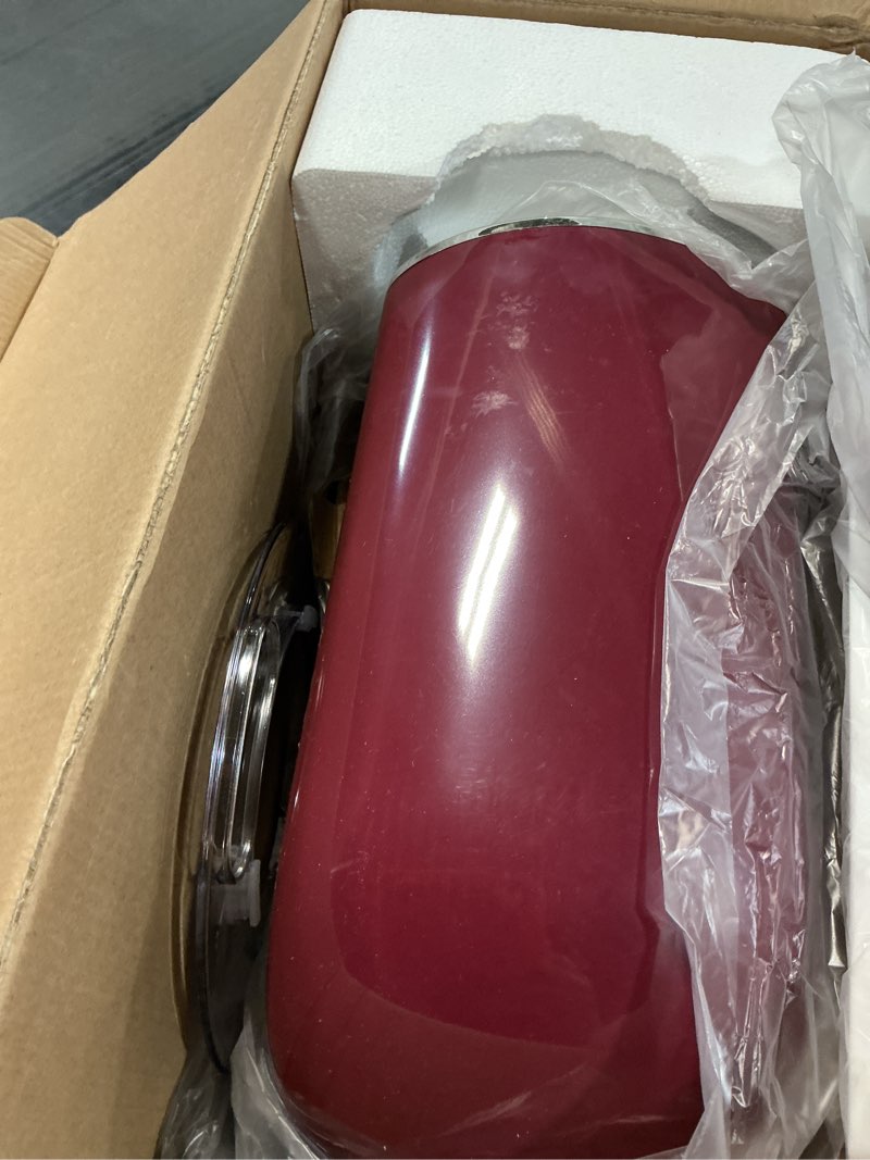 Condition photo showing Good Condition for Kitchen in the box Stand Mixer,3.2Qt Small Electric Food Mixer,6 Speeds Portable Lightweight Kitchen Mixer for Daily Use with Egg Whisk,Dough Hook,Flat Beater (Purplish-red)
