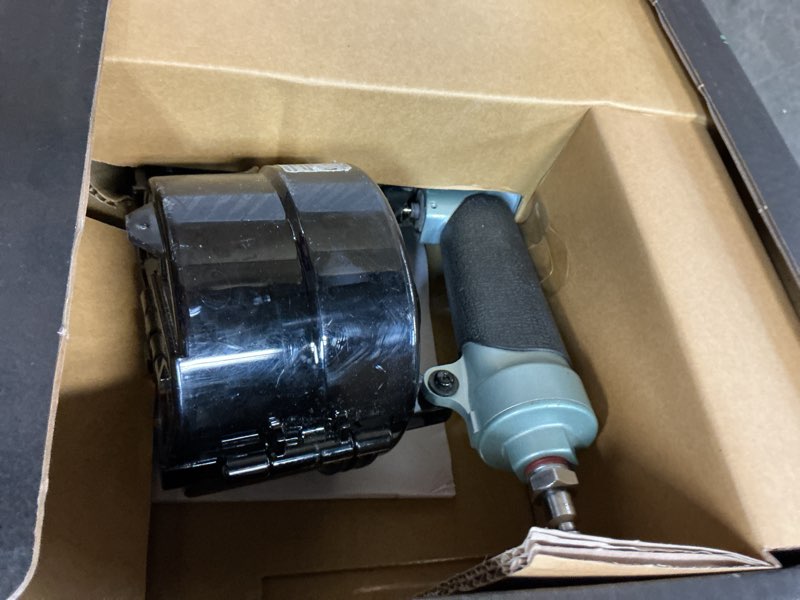 Condition photo showing As Is for metabo hpt 2-1/2-in 15-degree pneumatic siding nailer
