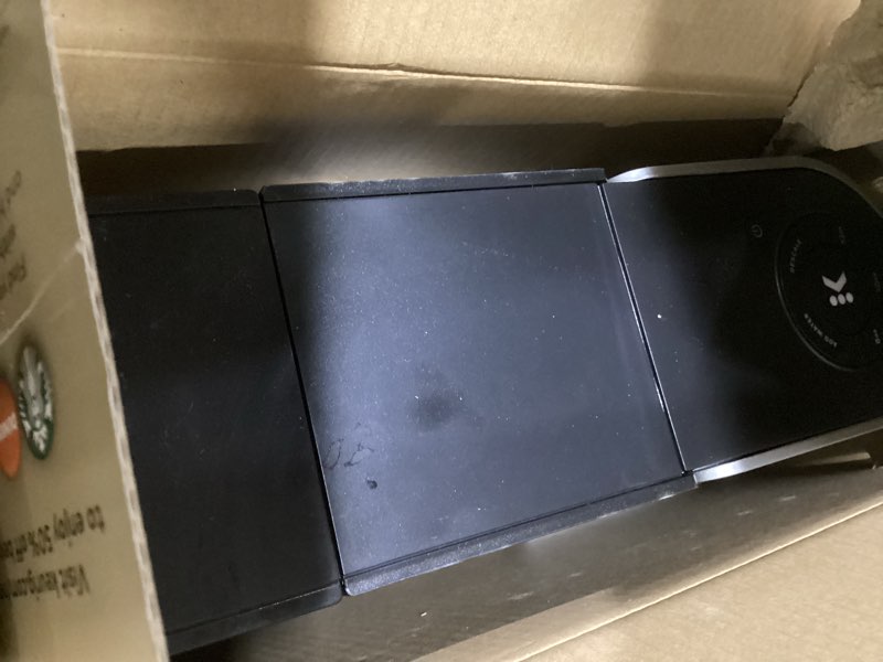 Condition photo showing As Is for keurig k-slim single serve k-cup pod coffee maker, multistream technology, 3 brew sizes, slim and sleek design, 46oz removable reservoir, black