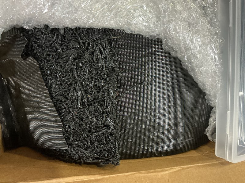 Condition photo showing New/Like New for pushglossy 140" x 5.5" black rubber mulch roll for landscaping, recycled rubber mulch mat, permanent cuttable weed barrier garden edging border for plants vegetables and flowers