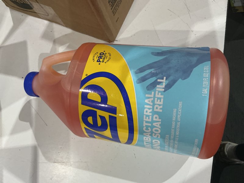 Condition photo showing Good Condition for zep industrial antibacterial hand soap - 1 gallon (case of 4) r46124 - mild formula, removes dirt and soils from hands… 128 fl oz (pack of 4)