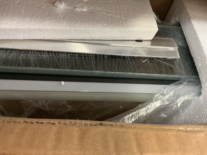 Condition photo showing Good Condition for medicine cabinet with led lights and mirror, 20 x 28 inch surface or recessed mounted bathroom cabinet with door, defogger, memory function, 3-color mode, outlet&usb, dimmer, storage shelf 20x28 left hinge