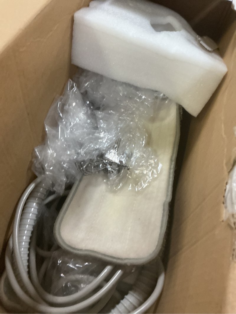 Condition photo showing As Is for Steam Mop for Floor Cleaning, Steam Cleaner for Home with Handheld 6-in-1 Multi-function Attachments for Hardwood Floors, Clothes, Windows, Tiles Grout, Furniture Cleaning (White-Gray)