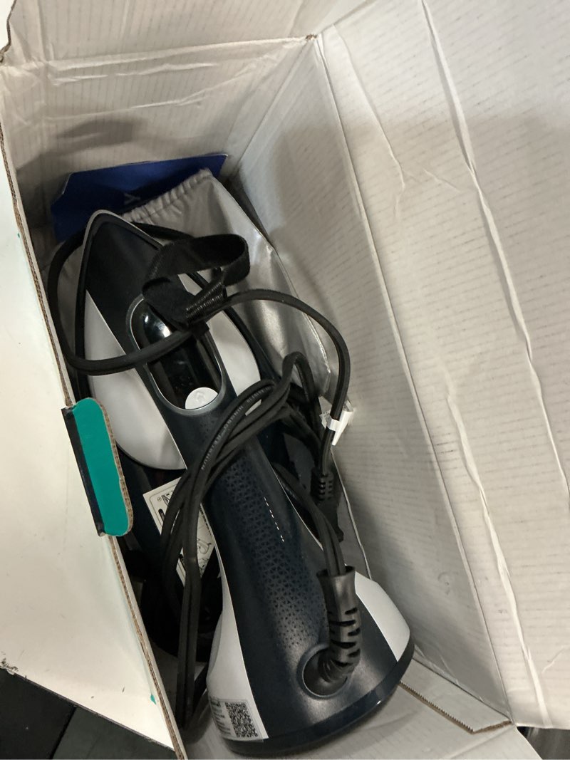 Condition photo showing Good Condition for loheer 1600w steamer for clothes, 2-in-1 steamer & iron with large ceramic plate, powerful turbo steam, smart temperature control, auto-off, wrinkle remover for all fabrics