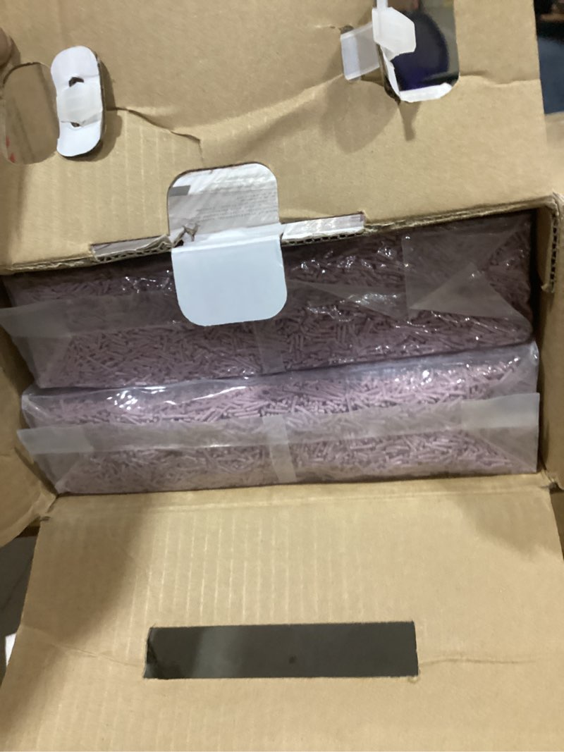 Condition photo showing New/Like New for Catit - Go Natural Pea Husk Clumping Cat Litter - Lightweight, Dust Free, Easy Cleaning & Scooping, Flushable Kitty Litter with Odor Control & Subtle Fragrance - 12.3 Lbs, Lavender Scented Lavender 12.3 lbs