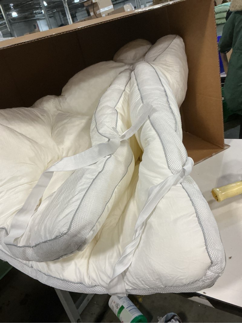 Condition photo showing As Is for ((Similar))BEDLORE Twin Mattress Topper, Thick Pillow Top Pad for Back Pain Relief, Cooling Soft Mattress Cover with Deep Pockets 6-15 inch White Twin