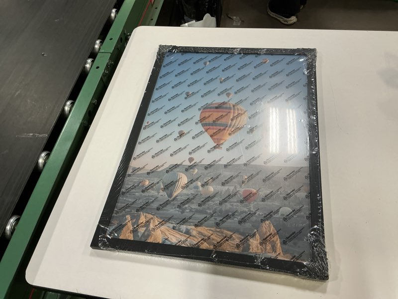 Condition photo showing New/Like New for 15x21.25 Puzzles Frame Black, Wall Hanging 15 x 21.25 Picture Frame for 15 by 21.25 Poster Photo Canvas Picture Puzzles with Shatter Resistant Plexiglass, Black Black 15x21.25 inch