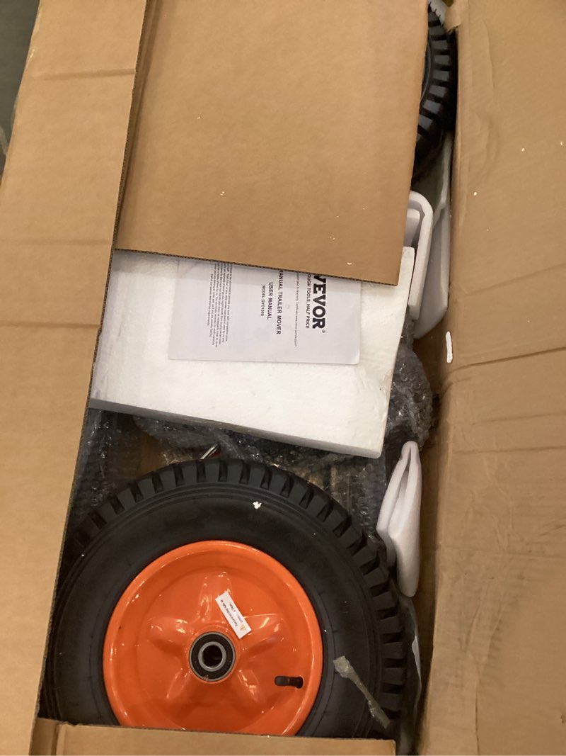 VEVOR Trailer Dolly, 1500lbs Tongue Weight Capacity, 2 in 1 Trailer Mover with 22 in and 26 in Adjus