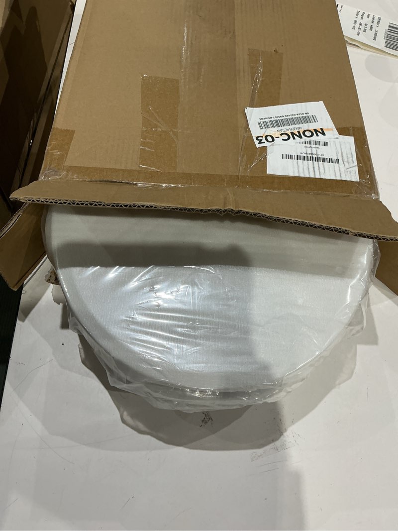 Condition photo showing Good Condition for round bidet toilet seat, non-electric bidet attachment (frontal & rear wash) with dual nozzles and brass inlet,bidet toilet seat with quiet-close fit round toilet seat