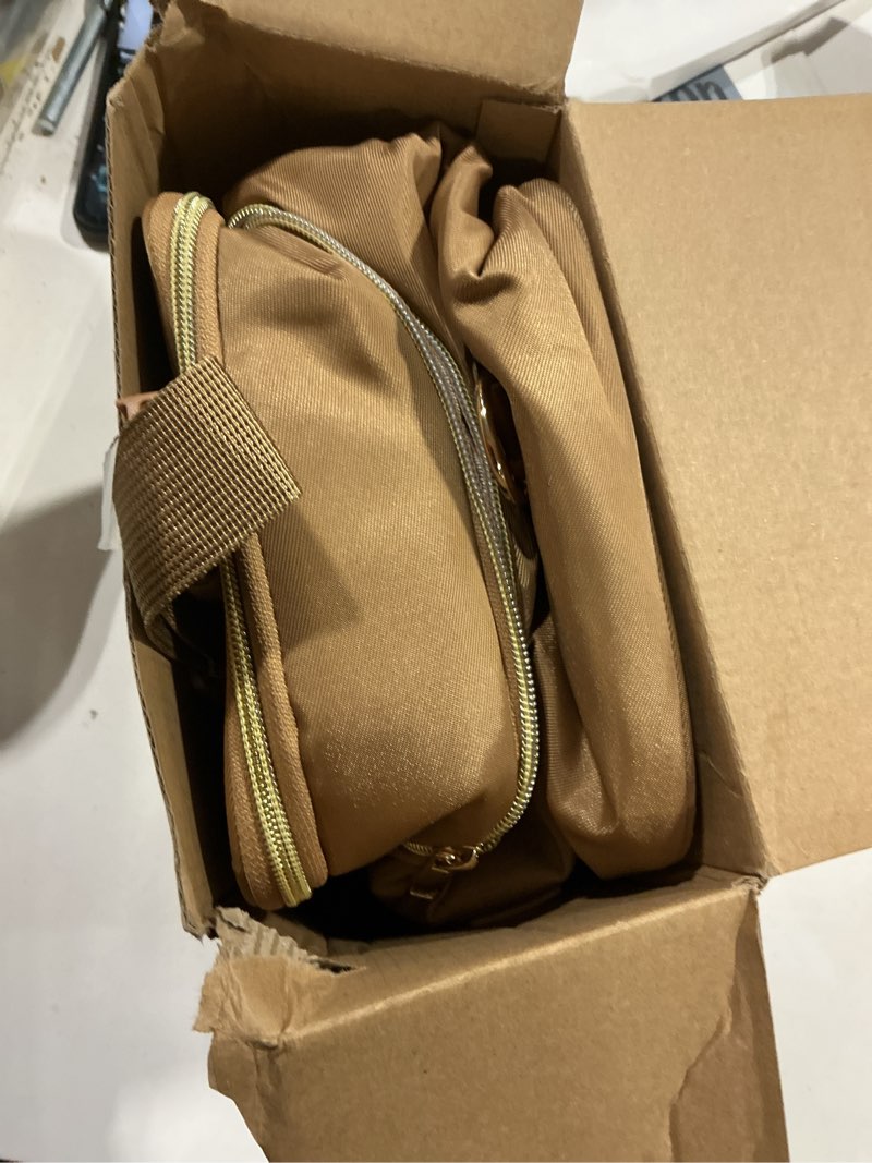 Condition photo showing Good Condition for piioser breastmilk cooler travel bag with ice pack, insulated bottle bags fits 6 baby bottles up to 9 ounce, double layer waterproof leak-proof with shoulder strap for nursing & working mom (brown)