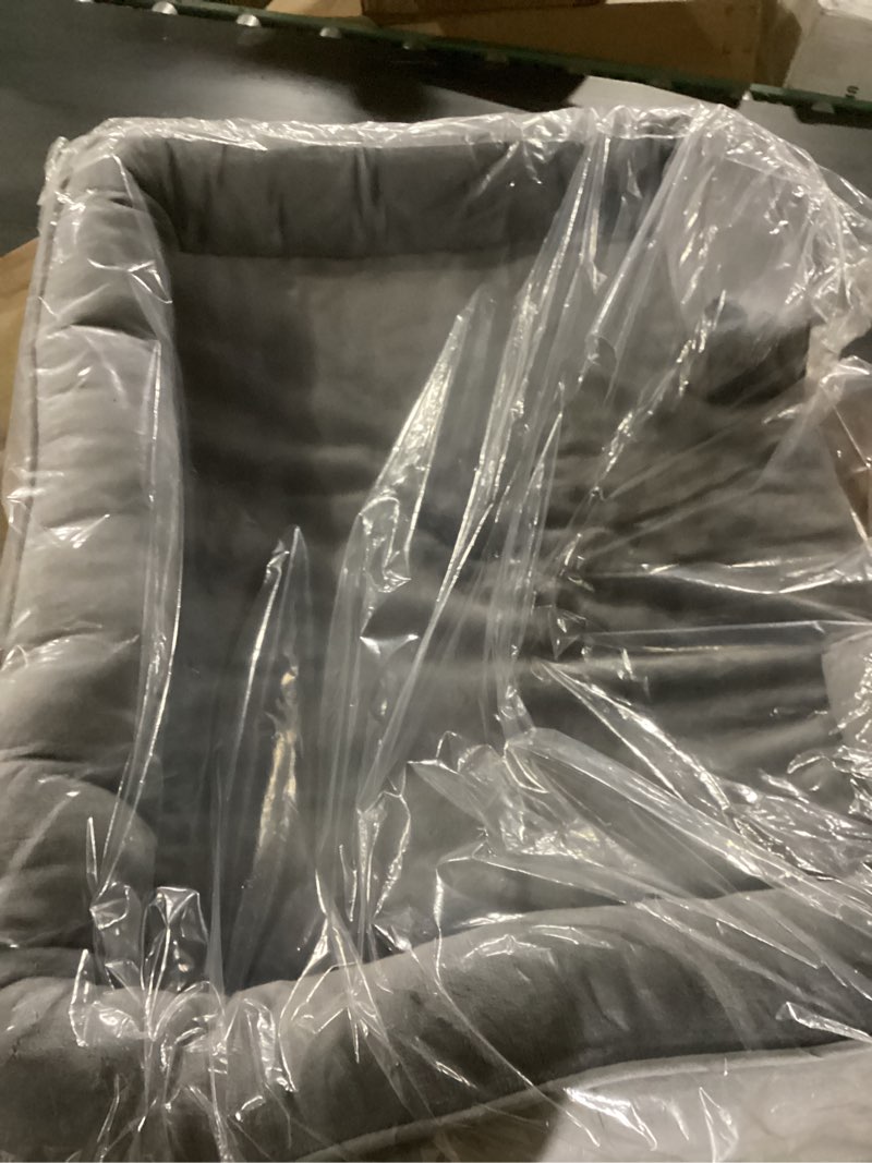Condition photo showing New/Like New for eheyciga orthopedic dog beds large sized dog, waterproof memory foam pet bed with sides, non-slip bottom large pet bed with washable removable cover, grey