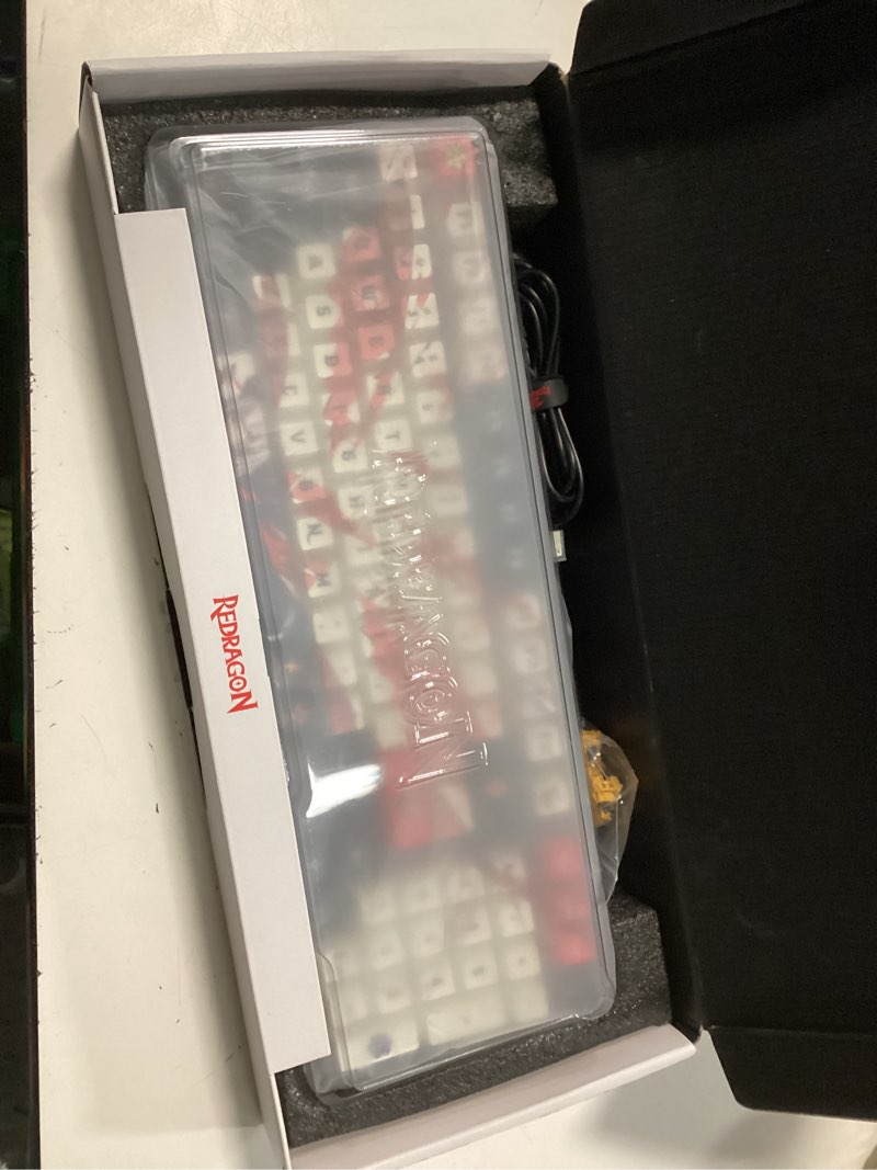 Condition photo showing item condition for Redragon K686 PRO SE 98 Keys Wireless Gasket RGB Gaming Keyboard, 3-Mode Anime Mechanical Keyboard w/Hot-Swap Socket, Dedicated Knob Control & 5-Layer Noise Dampening, Custom Hi-Fi Linear Switch Eisa's Paradox (Anime Version) 98 Keys