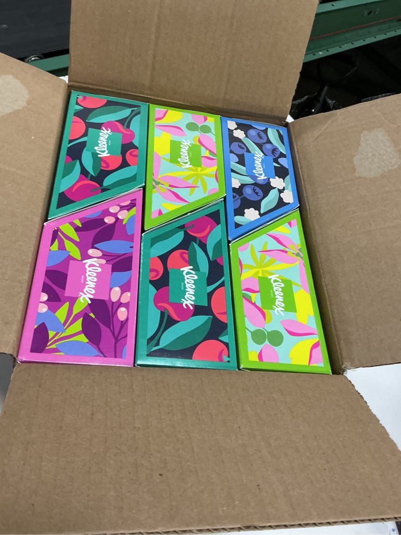 Condition photo showing New/Like New for Kleenex Disposable Paper Hand Towels, 6 Boxes, 60 Tissues per Box (360 Total Tissues), Packaging May Vary 60 Towels (Pack of 6) White