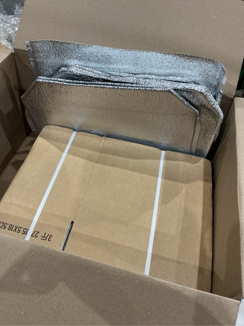 Condition photo showing Good Condition for 10 pack insulated shipping box - cold shipping boxes with foil liner bags, professional reusable insulated shipping boxes for frozen food suitable for commercial delivery and personal mailing needs