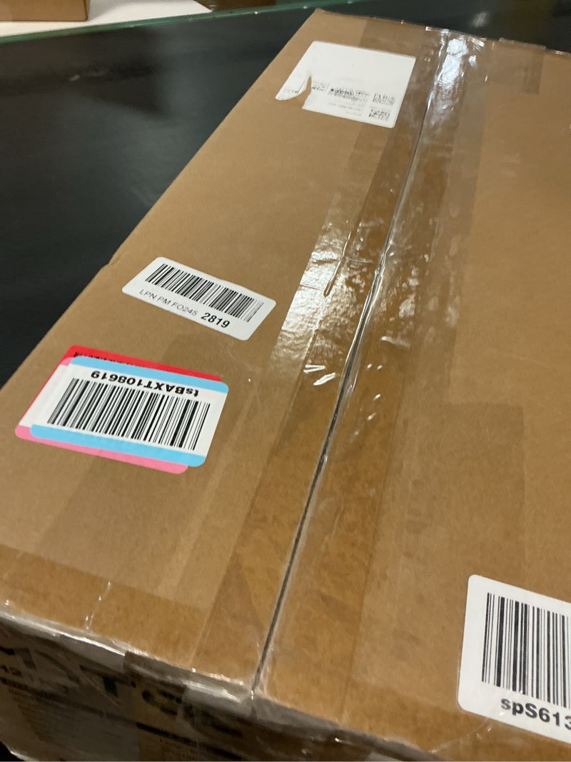 Condition photo showing As Is for Electric Drywall Sander with Vacuum Dust Collection, Variable Speed, LED Light, Foldable Handle, Sanding Discs & Grids Orange