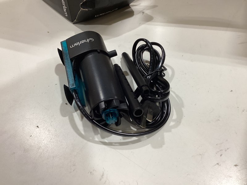 Condition photo showing As Is for surface skimmer aquarium used to remove oil films and impurities on the water surface,suitable for the largest 92-gallon/350-liter aquarium, applicable to freshwater and marine aquariums