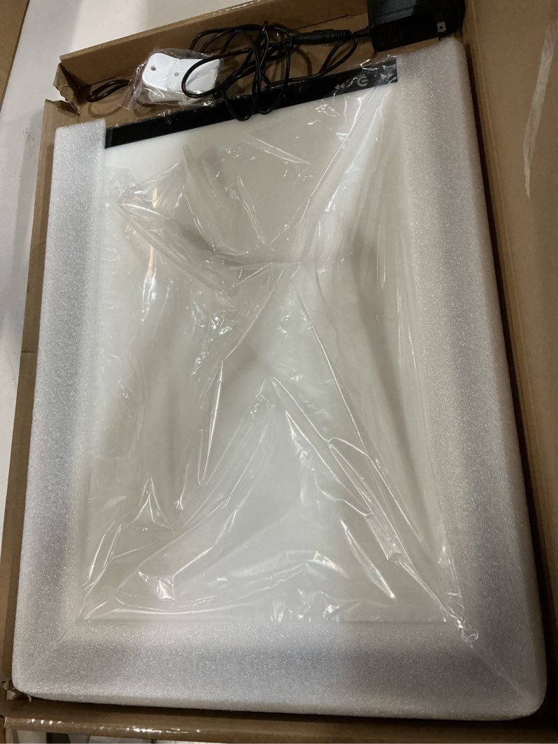 Condition photo showing Good Condition for hsk a3 led artist tracing light box copy table, adjustable high brightness light pad for tatto drawing, sketching, animation,diamond painting accessories