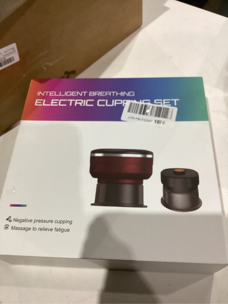 Condition photo showing As Is for UBALANCE Smart Cupping Therapy Set - Cellulite Massager with 6 Massage Cups, Portable Electric Device for Enhanced Blood Circulation, Reduced Cellulite, and Muscle Soreness Relief?Red?