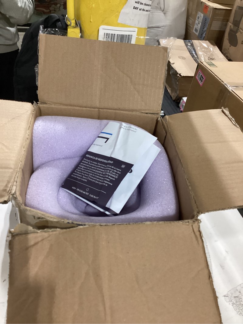 Condition photo showing As Is for Best Price Mattress 3 Inch Egg Crate Memory Foam Mattress Topper with Soothing Lavender Infusion, CertiPUR-US Certified, Dorm Essentials, Queen Queen 3 Inch Egg Crate