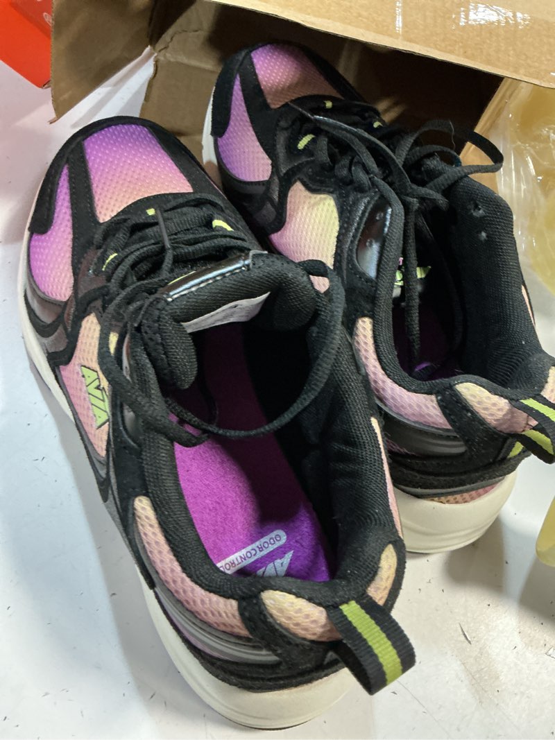 Condition photo showing As Is for size 11 avia women's 5000 performance sneakers, wide width available