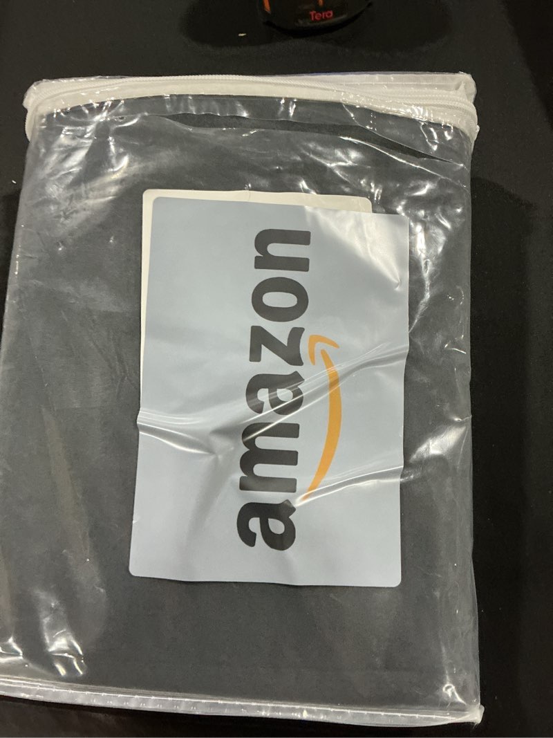 Condition photo showing Good Condition for ChrisDowa Grommet Blackout Curtains for Bedroom and Living Room - 2 Panels Set Thermal Insulated Room Darkening Curtains (Dark Grey, 42 x 63 Inch) 42"W x 63"L (Pack of 2) Dark Grey