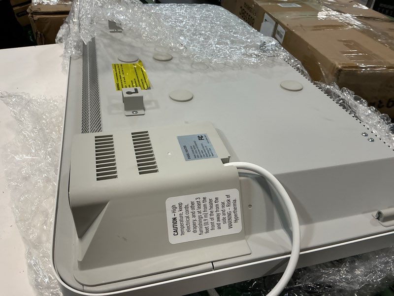 Condition photo showing As Is for 1500W Convection Heater,Space Heater for Large Room Use,Wifi App Control,24H Timer,Tip-over & Overheat Protection,Thermostat,Standing or Wall Mount,Electric Heaters for Indoor,Office,Bedroom,31 inch