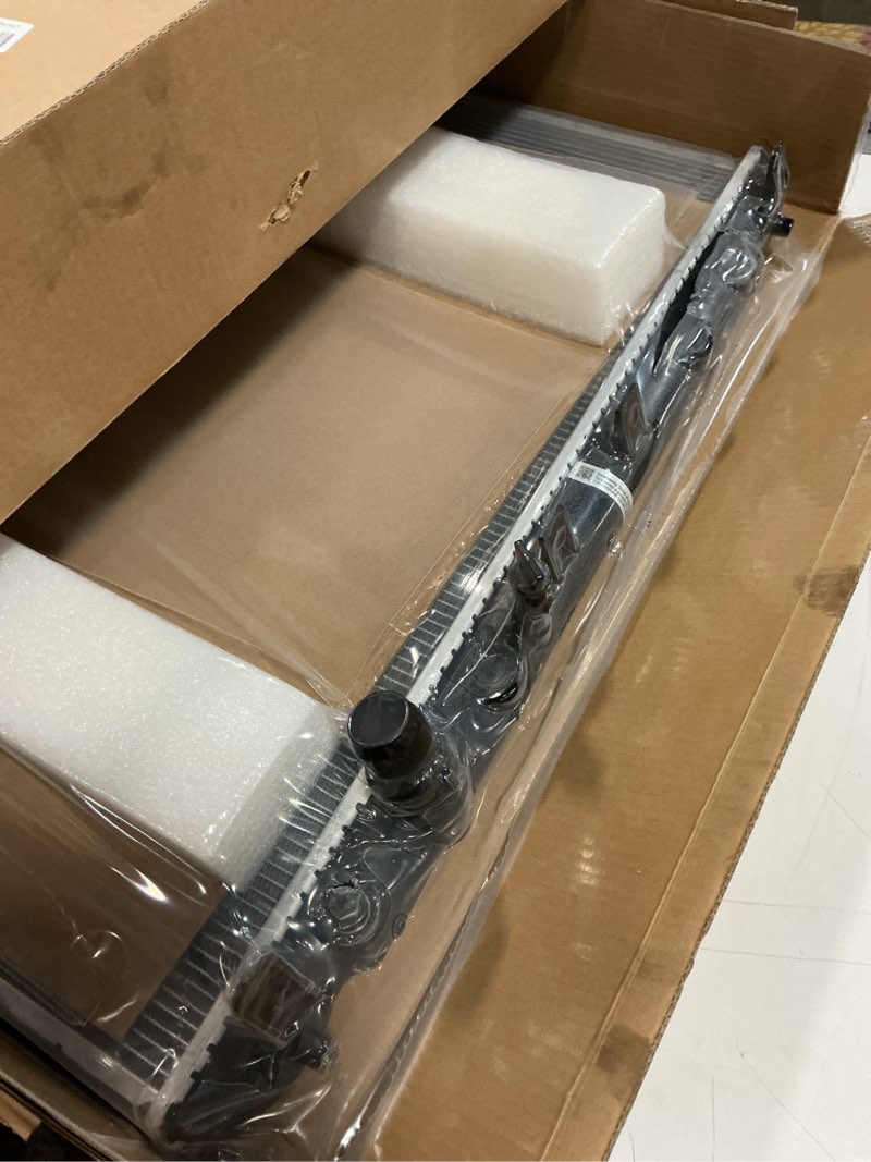 Condition photo showing New/Like New for 14-3/4 Inch Engine Coolant Radiator Assembly Compatible with Acura ILX 2.4L 2013-2015, Honda Civic 1.8L 2012-2015, Civic 2.4L 2014-2015 Manual Transmission, Replace# 19010R1BA51, 19010R1BA52 RAD:13221