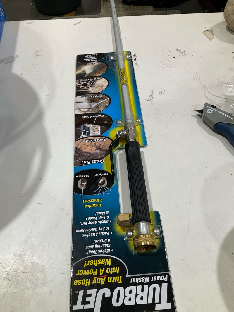Condition photo showing As Is for high spray hose nozzle attachments