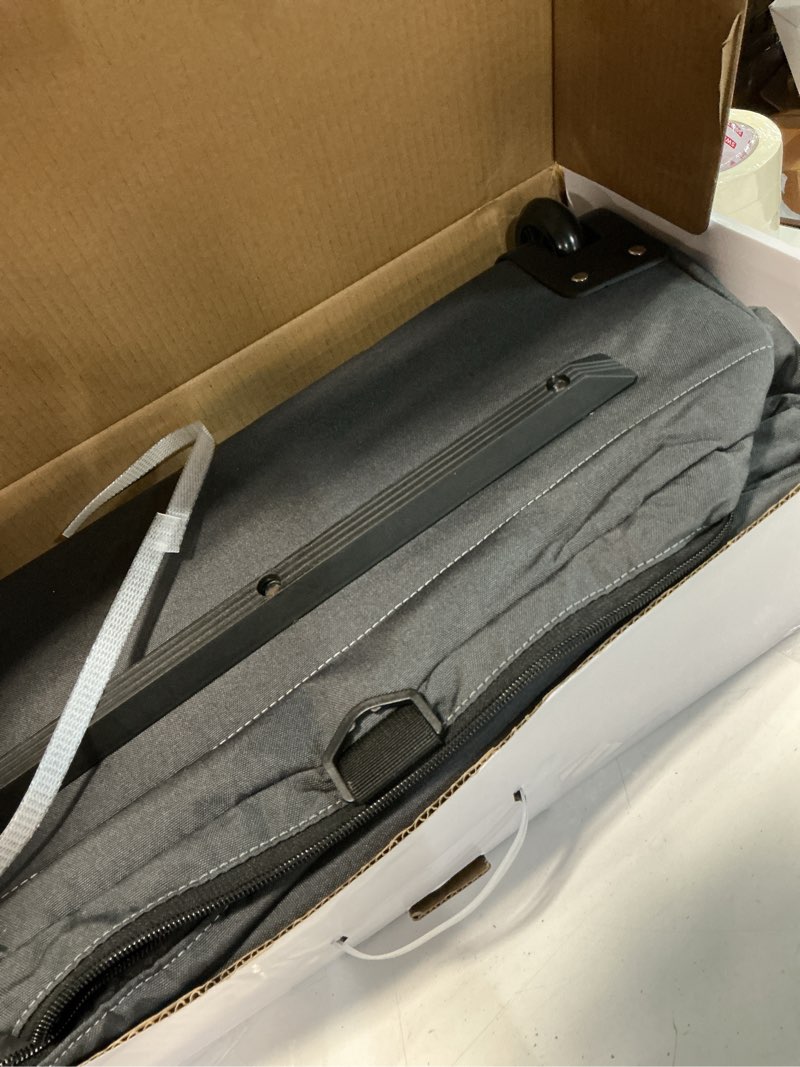 Condition photo showing Good Condition for Stroller Bag for Airplane, Stroller Travel Bag Compatible with UPPAbaby Vista, Vista V2, Cruz V2, Rolling Wheel Bag with Storage Pocket, Multiple Handles, Luggage Tag for Flight Travel, Grey