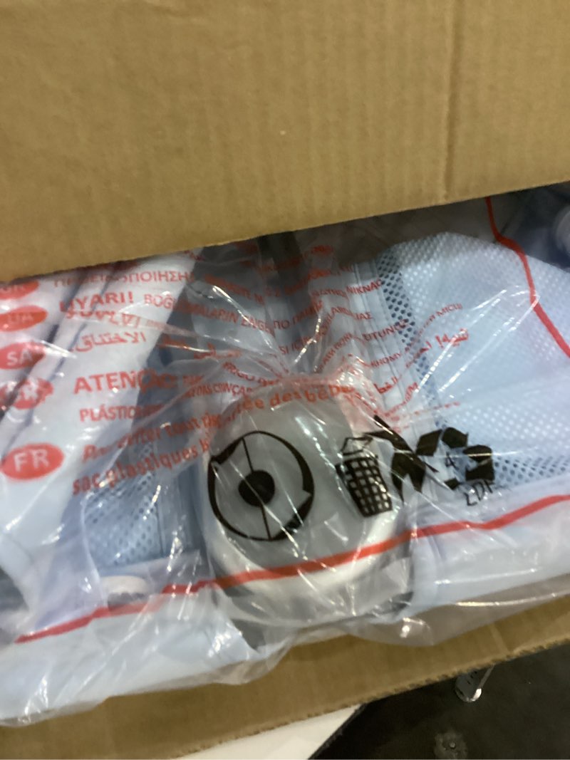 Condition photo showing Good Condition for Baby Bedside Sleeper - Bassinet & Bedside Crib with Height Adjustment & Wheels - Can Be Placed Next to Bed - Attaches to Parents Bed - Easy to Fold & Carry Bassinet for Boys (Blue)