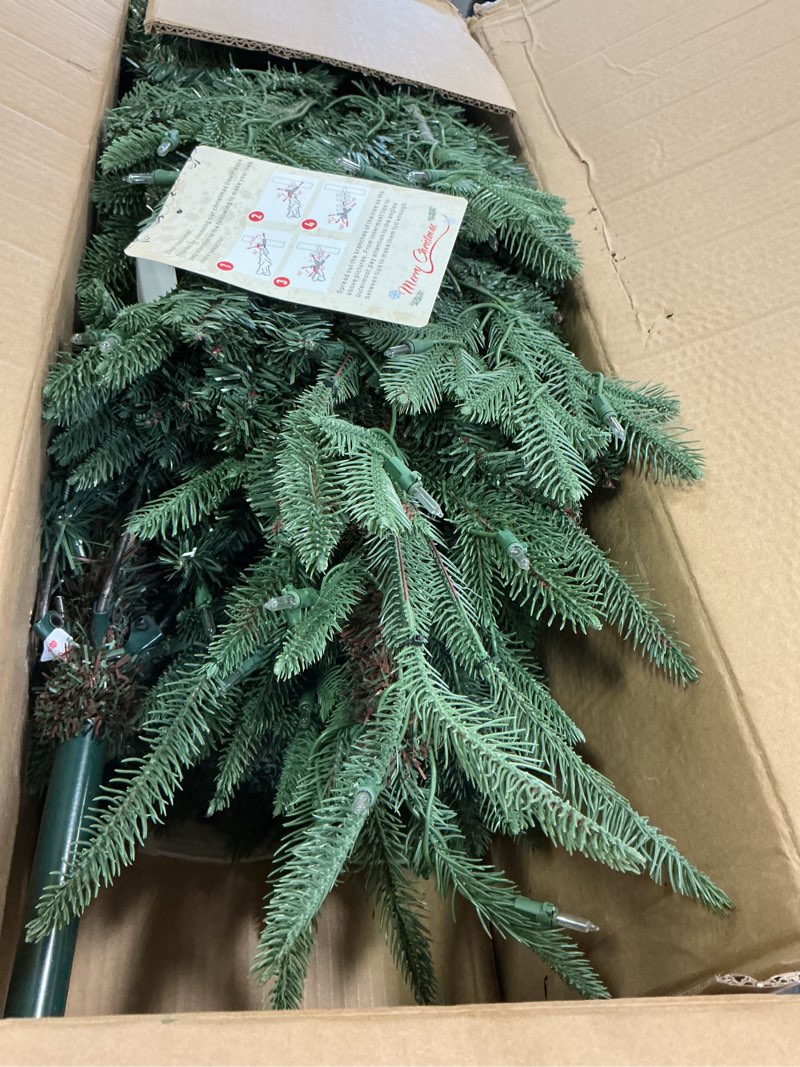 Condition photo showing Good Condition for Artificial Full Christmas Tree | Leheyhey 5ft Unlit Christmas Tree with 1122 PE&PVC Mixed Branch Tips | Douglas Fir Christmas Tree - Halloween Tree, Perfect for Home, Shops and Holiday Decoration 5ft Unlit Full Tree