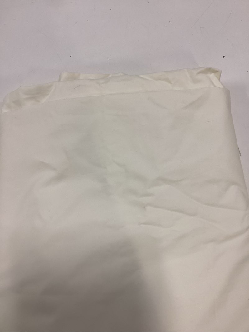 Condition photo showing As Is for king/cal king-cream- duvet 108x92in