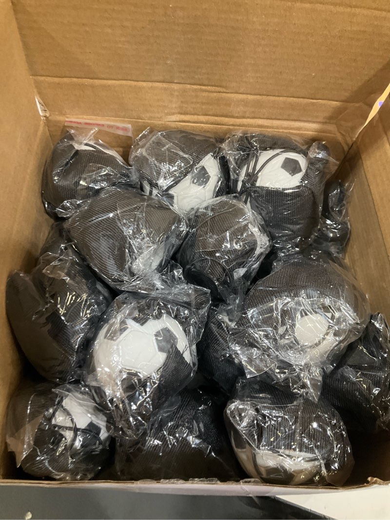 Condition photo showing Good Condition for jerify 30 pcs wrist return ball on a string baseball football soccer tennis party favor sports return wrist practice wristband ball on elastic cord for adults (assorted styles) assorted balls