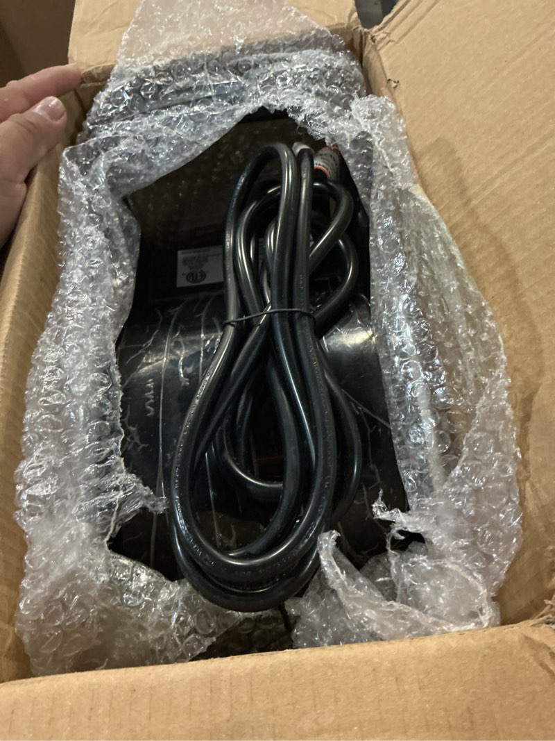 Condition photo showing Good Condition for air mover blower fan - floor fan for cooling,drying and exhausting at home,job site,garage,shop, 3 speeds portable utility fan, 2 ac outlets and circuit breaker with reset white