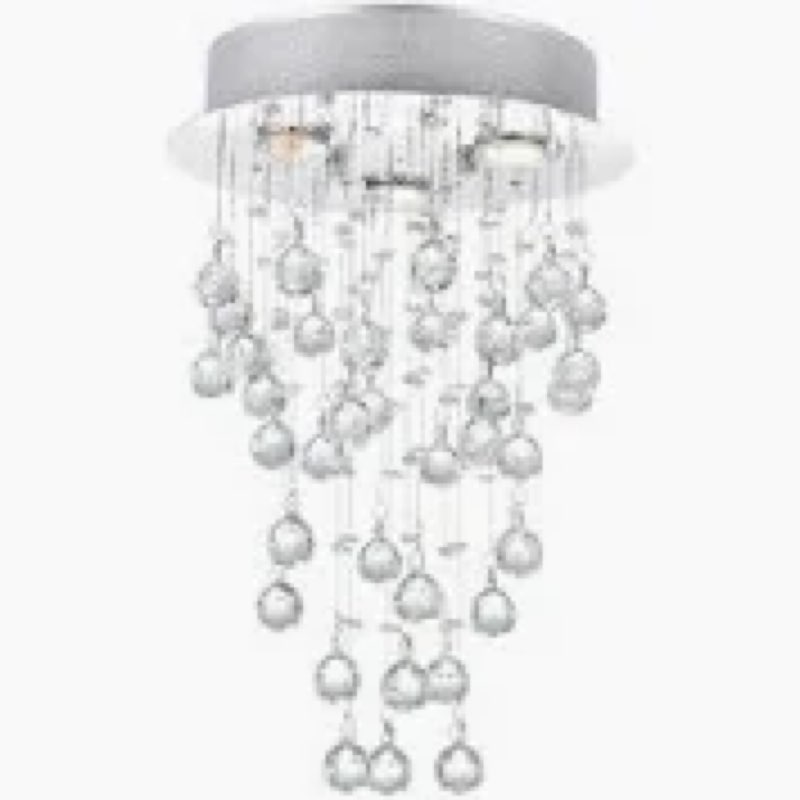 ROMYEAR 7-Lights Moder...athroom Entryway, Chrome 