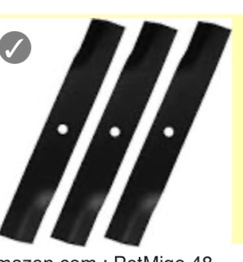 PetMigo 48 inch Mower High Lift Blade for Ferris IS1500Z 5020843S Bobcat 112111-01 Exmark 1520843 Ar