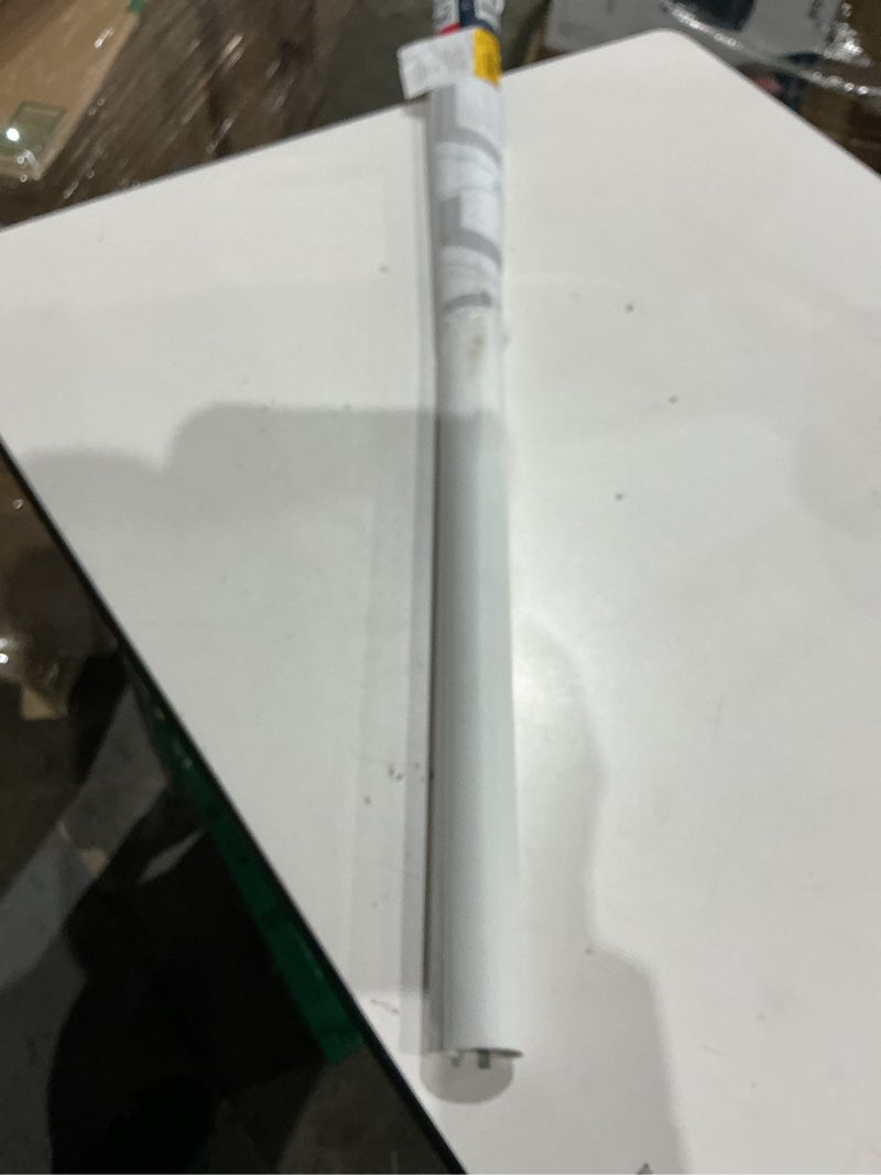 Condition photo showing As Is for levolor roller shade - light filter - vinyl - 55-in x 72-in - white 2043270