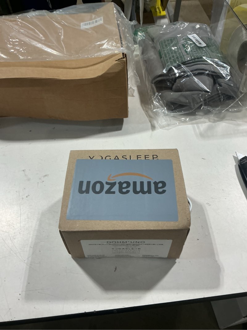 Condition photo showing Good Condition for yogasleep dohm uno white noise machine with real fan inside, adjustable tone, non-looping sound, sleep aid & noise canceling for adults & baby, office privacy, registry gift, travel & home essential