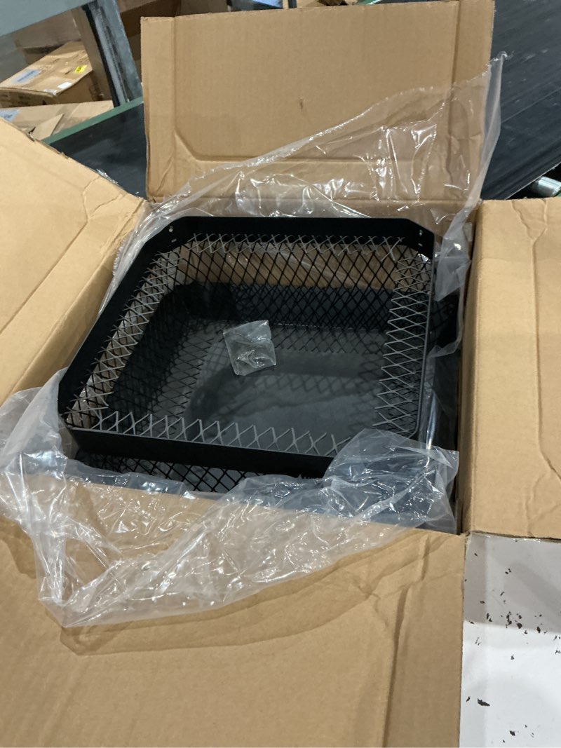 Condition photo showing Good Condition for chimney cap fireplace chimney cover for outside chimney flue cap | chimney flue cover chimney caps for outside w/ screen hood plate,galvanized steel chimney rain cap roof rain guard protector
