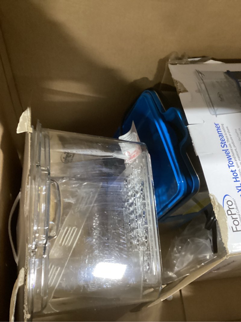 Condition photo showing As Is for ForPro Professional Collection Premium XL Hot Towel Steamer, 50% Larger Capacity, Holds 9 Facial Tow