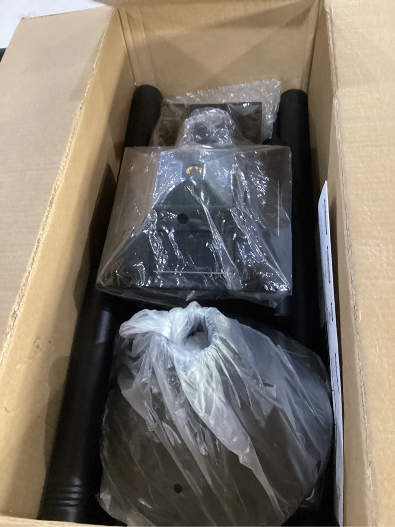 Condition photo showing New/Like New for pasamic 63" solar lamp post 2pack, outdoor lights waterproof, pole lights outdoor, floor lamp for patio, warm white, replaceable bulb