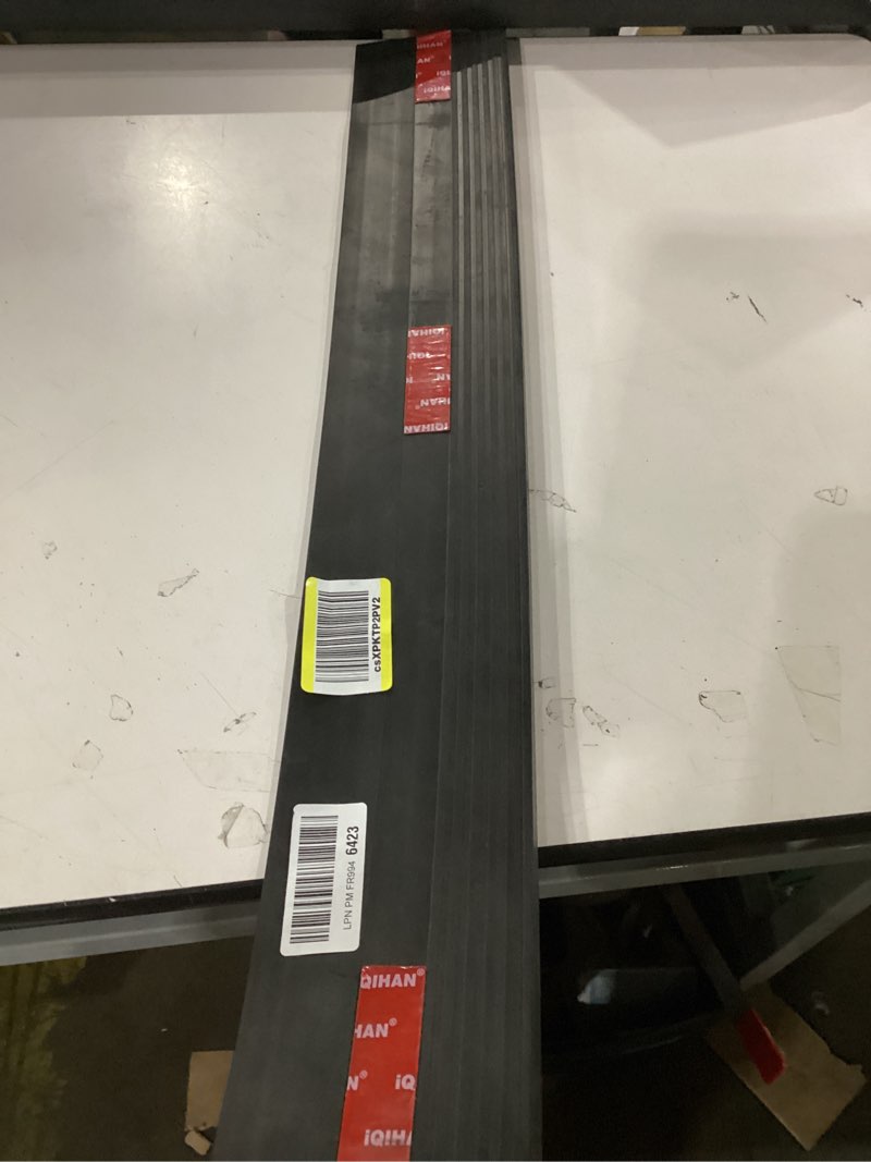 Condition photo showing Good Condition for car driveway curb ramp - heavy duty rubber threshold ramp - also for loading dock, garage, sidewalk, truck, scooter, bike, motorcycle, wheelchair mobility & other vehicle - pyle pcrbdr24 1-pack