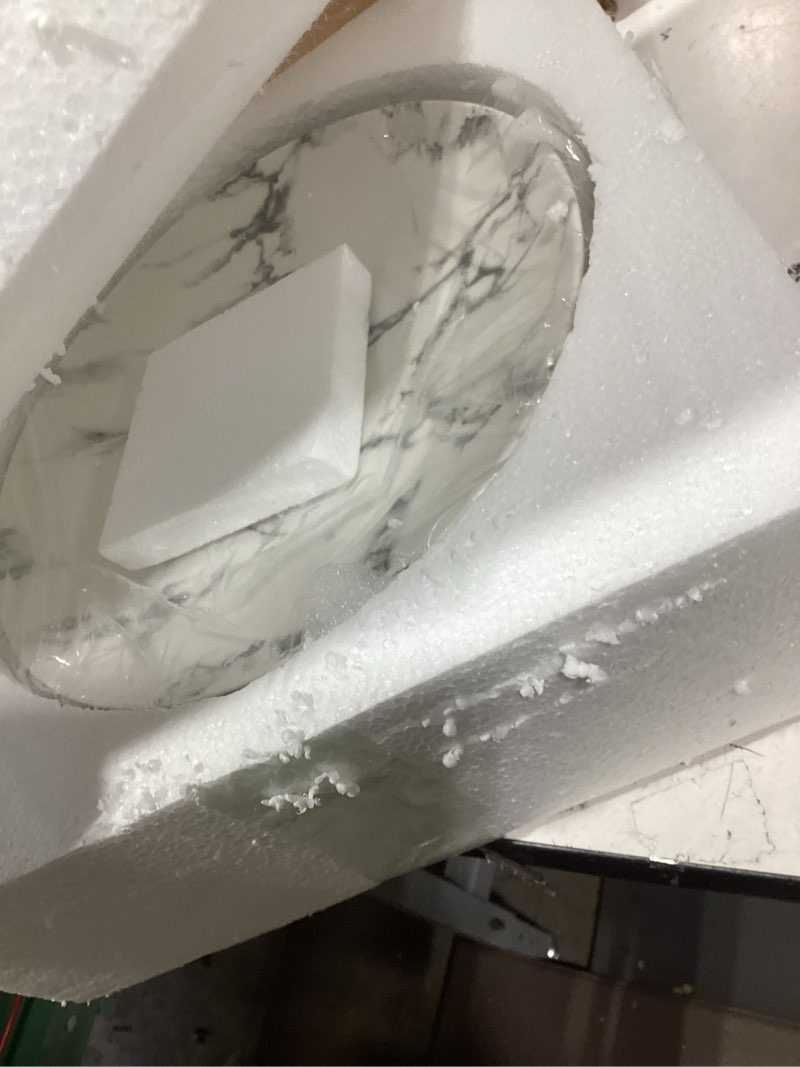 Condition photo showing New/Like New for marble design porcelain dinner accent plates set of 4 (10 inches)