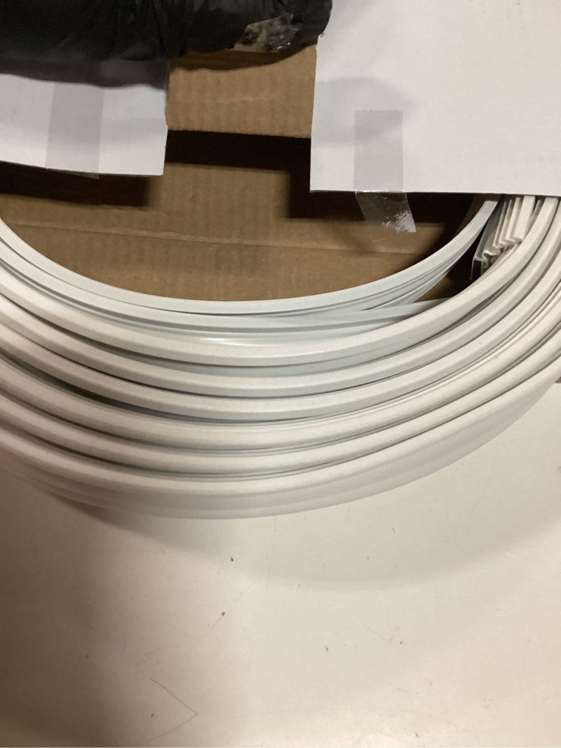 Condition photo showing New/Like New for tmh metal door weather stripping - magnetic kerf door seal kit, full set 36" x 84" - white kerf weather stripping