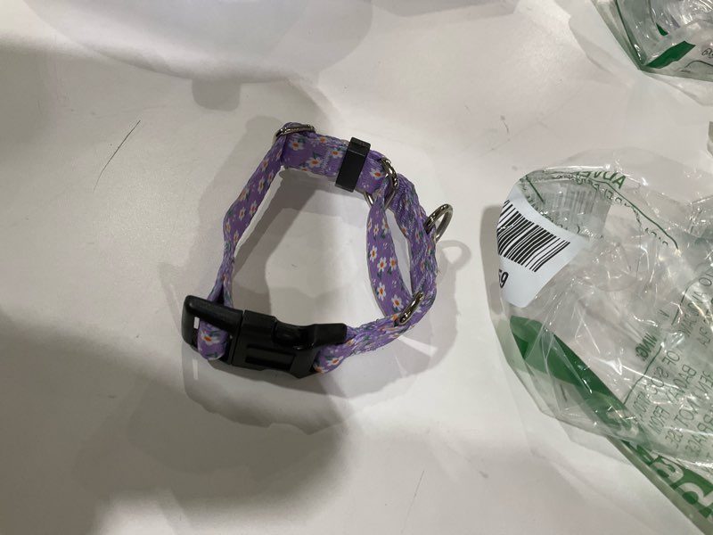 Condition photo showing As Is for Martingale Collar for Dogs, Adjustable Soft Nylon Dog Collars with Special Design Cute Patterns for Small Medium Large Dog