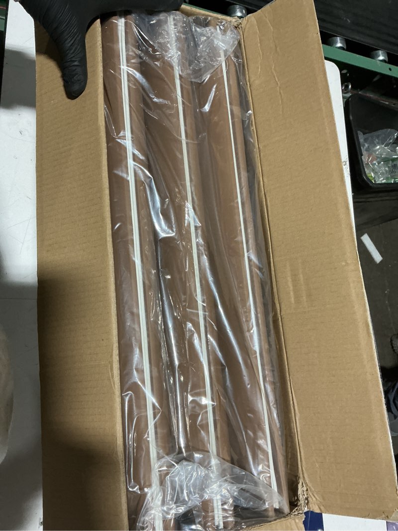 Condition photo showing Good Condition for Wall-Mounted Upholstered Headboard Panels, Light Brown Faux Leather, 24x12 Inches, Pack of 6 – DIY Soundproof Accent Wall Panels for Queen, King, or Full Beds, Easy to Clean and Install 6 Light Coffee