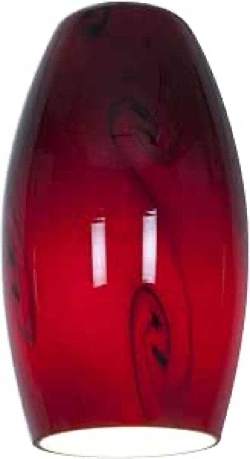 ( similar) Access Lighting 23111-RUSKY Merlot Shade, Red Sky Glass Finish